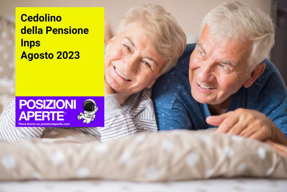 Cedolino della Pensione Inps Agosto quando si può scaricare?