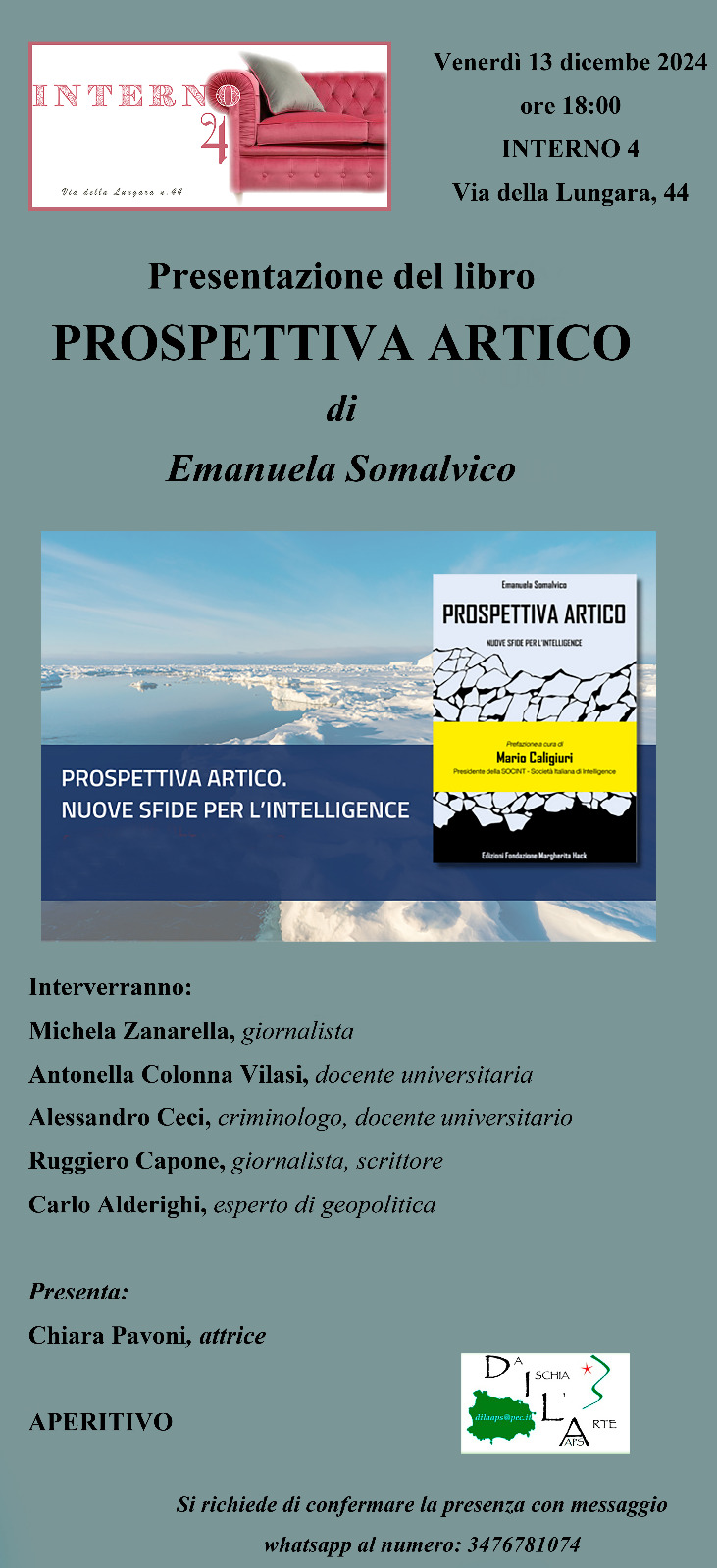 Presentazione libro: Prospettiva Artico. Nuove sfide per l'intelligence a Roma