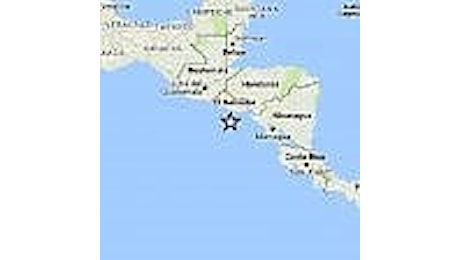 Allerta tsunami in Nicaragua dopo sisma 7,2 in America centrale