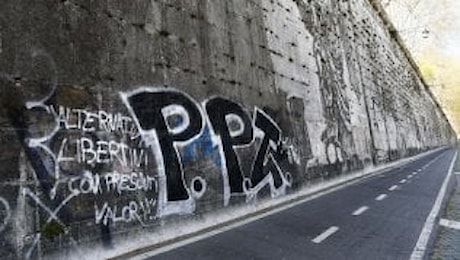 Roma, Lungotevere: imbrattato dai vandali il murales di Kentridge