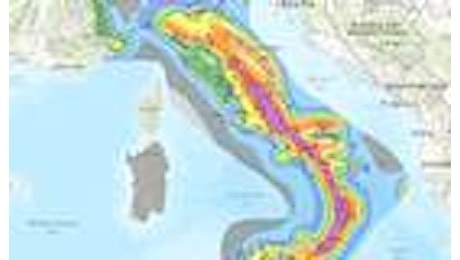 La pericolosità sismica in Italia - La mappa Ingv