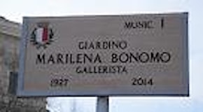 Bari intitola un giardino alla gallerista Marilena Bonomo: Ha fatto crescere la città