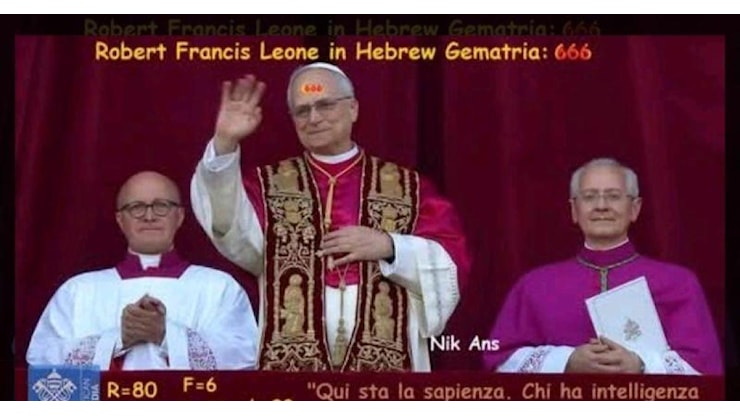 “Robert Francis Leone secondo la Gematria fa 666”, la teoria per cui la somma delle lettere del Pontefice ricondurrebbe a Satana - Il Giornale d'Italia
