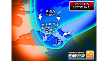 Prossima Settimana con doppio Ciclone: forte ondata di Maltempo su quasi tutta Italia. Tendenza Meteo