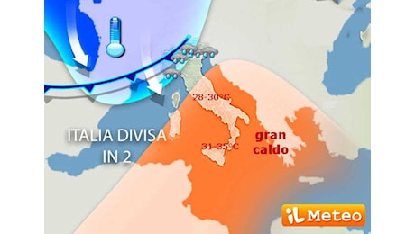 Maltempo al Nord e caldo estivo al Centro-Sud ma nel weekend cambia tutto: le previsioni meteo