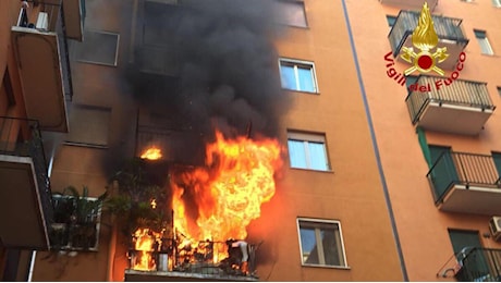 Incendio in casa nel Milanese, un morto e un ferito