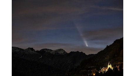 Lo spettacolo della cometa Tsuchinshan-Atlas sui cieli della Valle d’Aosta