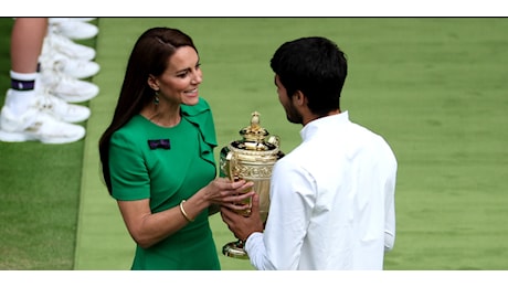 Kate Middleton sarà a Wimbledon per la finale Alcaraz-Djokovic: l'annuncio