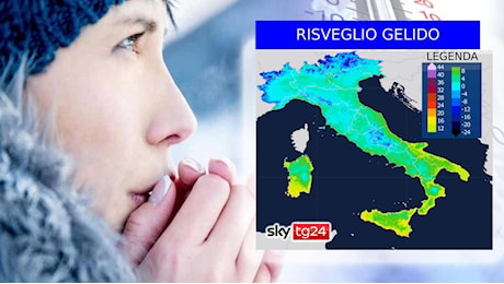 Previsioni meteo, gelo sull’Italia: crollano le temperature. Weekend più mite e soleggiato