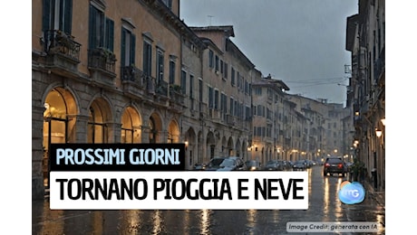 Meteo: nei prossimi gironi tornano Pioggia, Vento e Neve; la previsione