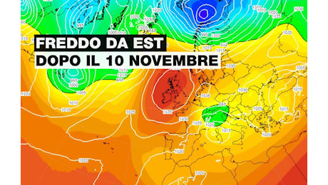 Meteo: freddo da est e maltempo dopo il 10, ecco la tendenza del modello Ecmwf