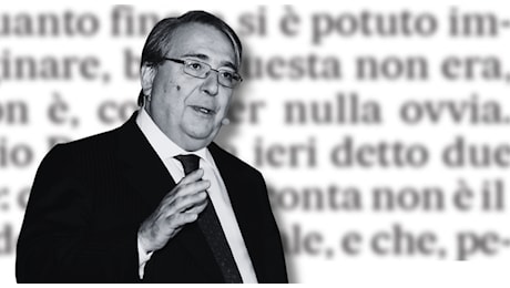 L'editoriale del direttore Roberto Napoletano: senza l'Italia in Europa non si fa niente