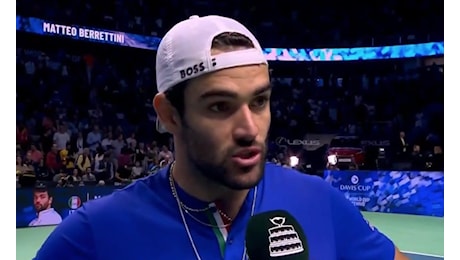 Berrettini è un gigante, nel momento della vittoria cita i compagni: È per Musetti e per chi non c'è