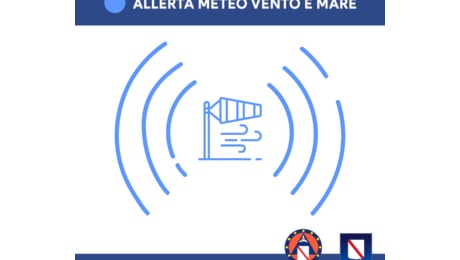 Maltempo, allerta per vento forte