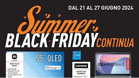 Volantino Unieuro fino al 27 giugno: Black Friday estivo con speaker Bluetooth e climatizzatori scontati del 25%