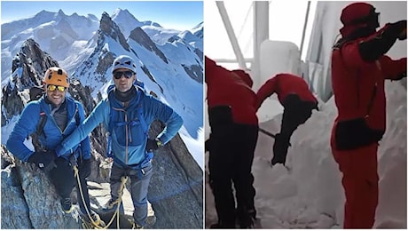 Gran Sasso, i soccorritori tornati a valle: “I due alpinisti distanti 20 metri uno dall'altro”. Oggi prevista una nuova missione per salvarli