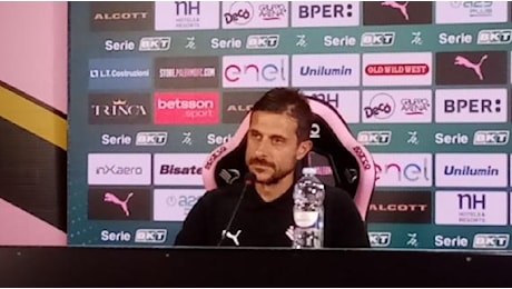 Palermo, Dionisi: Errori tecnici nel primo tempo, nella ripresa in campo c'era solo la mia squadra