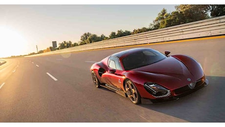 Test in pista nel Salento per l’Alfa 33 Stradale