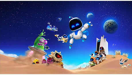 PlayStation lancia la sua nuova mascotte: si chiama Astro Bot e arriva con la vecchia memory card