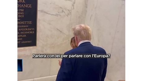 VIDEO: Trump: Meloni? Una leader e una persona fantastica