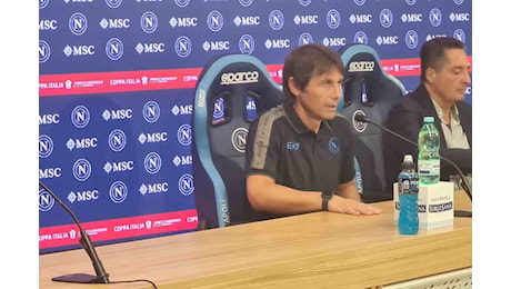 Conte in conferenza: “Non bisogna accontentare Conte ma il Napoli! Ripulito un po’ di scorie…”