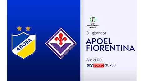 Apoel-Fiorentina, dove vedere la partita di Conference League in tv e streaming