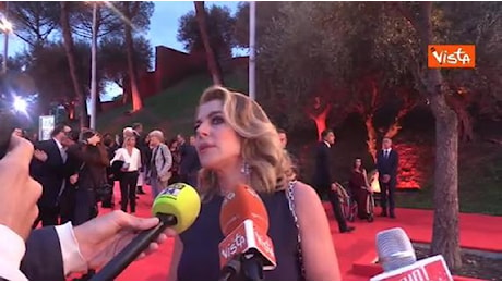 Festa del Cinema, Claudia Gerini sul red carpet di US Palmese: «Il calcio è una metafora per il riscatto sociale»