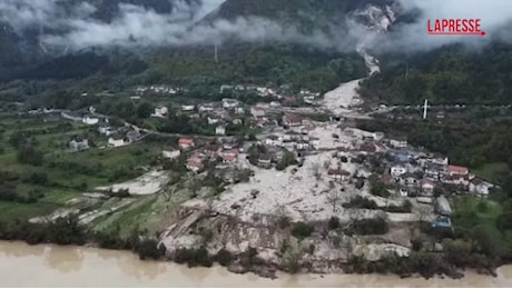 VIDEO Bosnia, le immagini aeree della distruzione causata dalle inondazioni