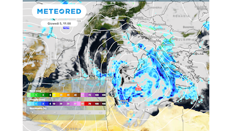 Il meteo in Italia questa settimana: deboli perturbazioni in transito, pioggia e neve per Sant'Ambrogio e Immacolata?