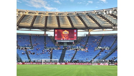 Roma-Bologna: niente sold-out all’Olimpico, quanti sono i biglietti venduti