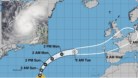 La strada dei due uragani: Milton in arrivo in Florida, Kirk «morirà» in Europa