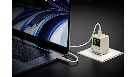 Il caricabatterie USB-C da 67W è un Mac Classic, effetto nostalgia a 44,99 €