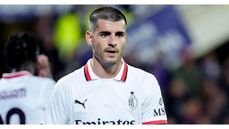 Il Milan perde Alvaro Morata: trauma cranico in allenamento per l'attaccante, salterà la trasferta di Cagliari