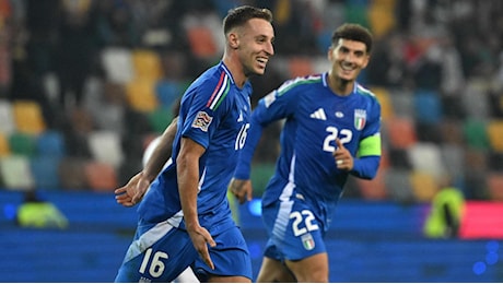 Italia-Israele 4-1: doppietta di Di Lorenzo, azzurri a un passo dai quarto di Nations