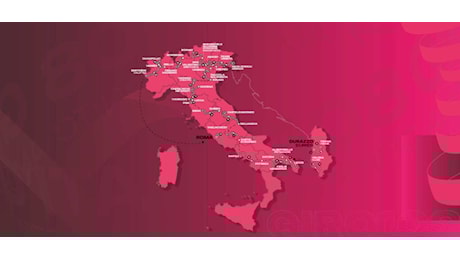 Analisi Percorso Giro d’Italia 2025: partenza in Albania e arrivo a Roma con due cronometro, solo tre arrivi in salita e tante insidie spalmate lungo le 21 tappe