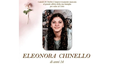 Eleonora Chinello, grande presenza ai funerali della 14enne investita. Le indagini