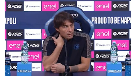 Napoli-Roma, Conte: “Ranieri amico, ma ora rivali. Su Meret e Lobotka…”