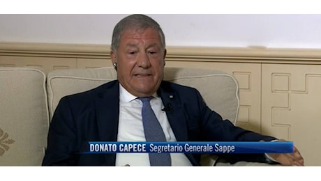 Crisi carceri italiane, intervista a segretario Sappe Capece: indulto è decisione politica, ma non è soluzione a problema