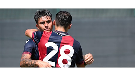 Bologna, 3-0 al Sunderland Under 21 con Castro e doppio Orsolini. Lunedì mattina allenamento a Casteldebole, poi la partenza per Valles