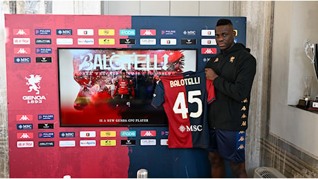 Balotelli è un nuovo giocatore del Genoa