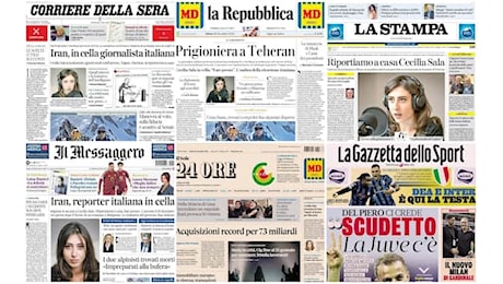 Le prime pagine dei quotidiani di oggi 28 dicembre: la rassegna stampa di Sky TG24