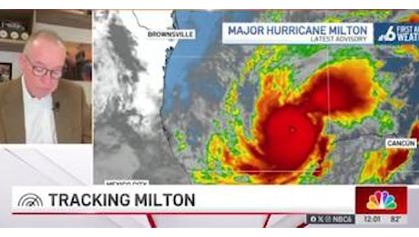 Uragano Milton, meteorologo si commuove in diretta: Sarà orribile