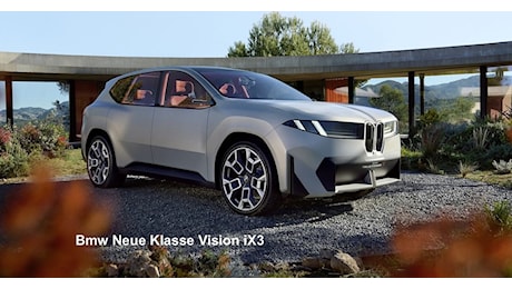 Bmw, la Neue Klasse debutta con il suv elettrico iX3