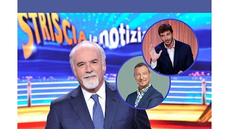 Striscia La Notizia, Antonio Ricci rilancia a Stefano De Martino e Amadeus: “non li temiamo, sono loro i litiganti”