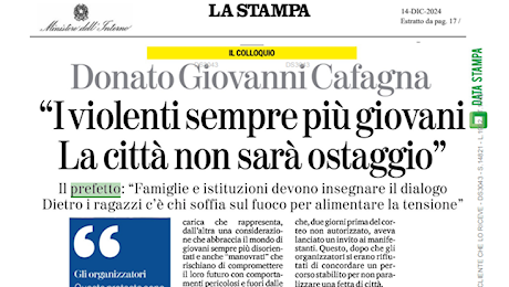 Cafagna: i violenti sempre più giovani. La città non sarà ostaggio