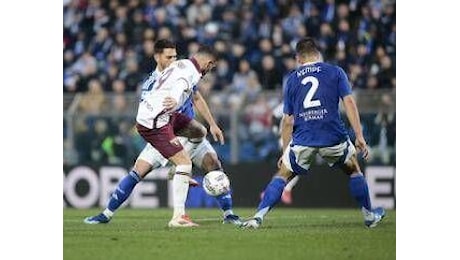 Como - Torino 1 - 0, il prezioso gol di Douvikas
