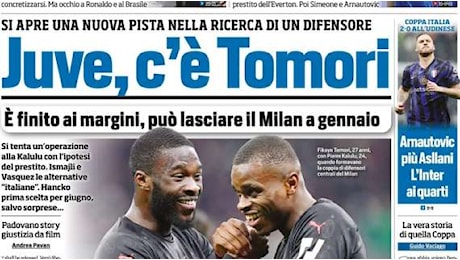 Tuttosport in prima pagina sul mercato: Juve, c'è Tomori