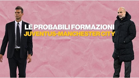 Juventus-Manchester City: le probabili formazioni di Motta e Guardiola