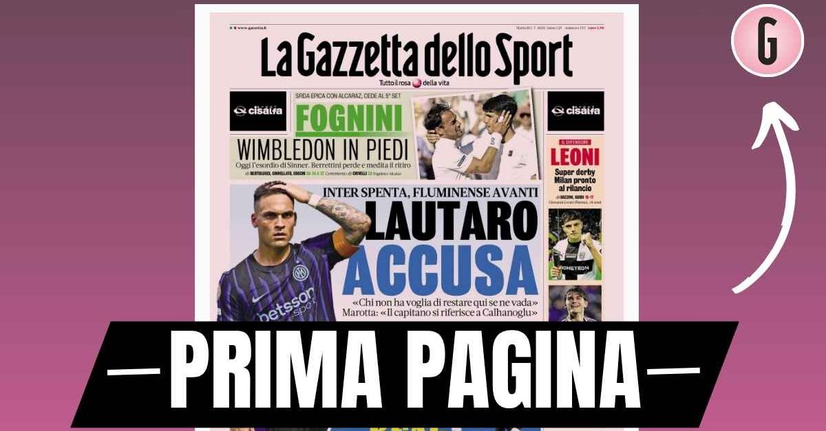 Prima pagina Gazzetta dello Sport: "Leoni, Milan pronto al rilancio"