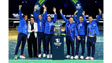 All’Italia la ‘Billie Jean King Cup’, l’Inter: «Complimenti ragazze!»